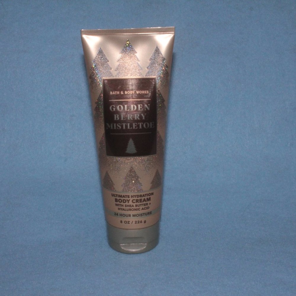 NEW BATH AND BODY WORKS: Golden Berry Mistletoe Body Cream